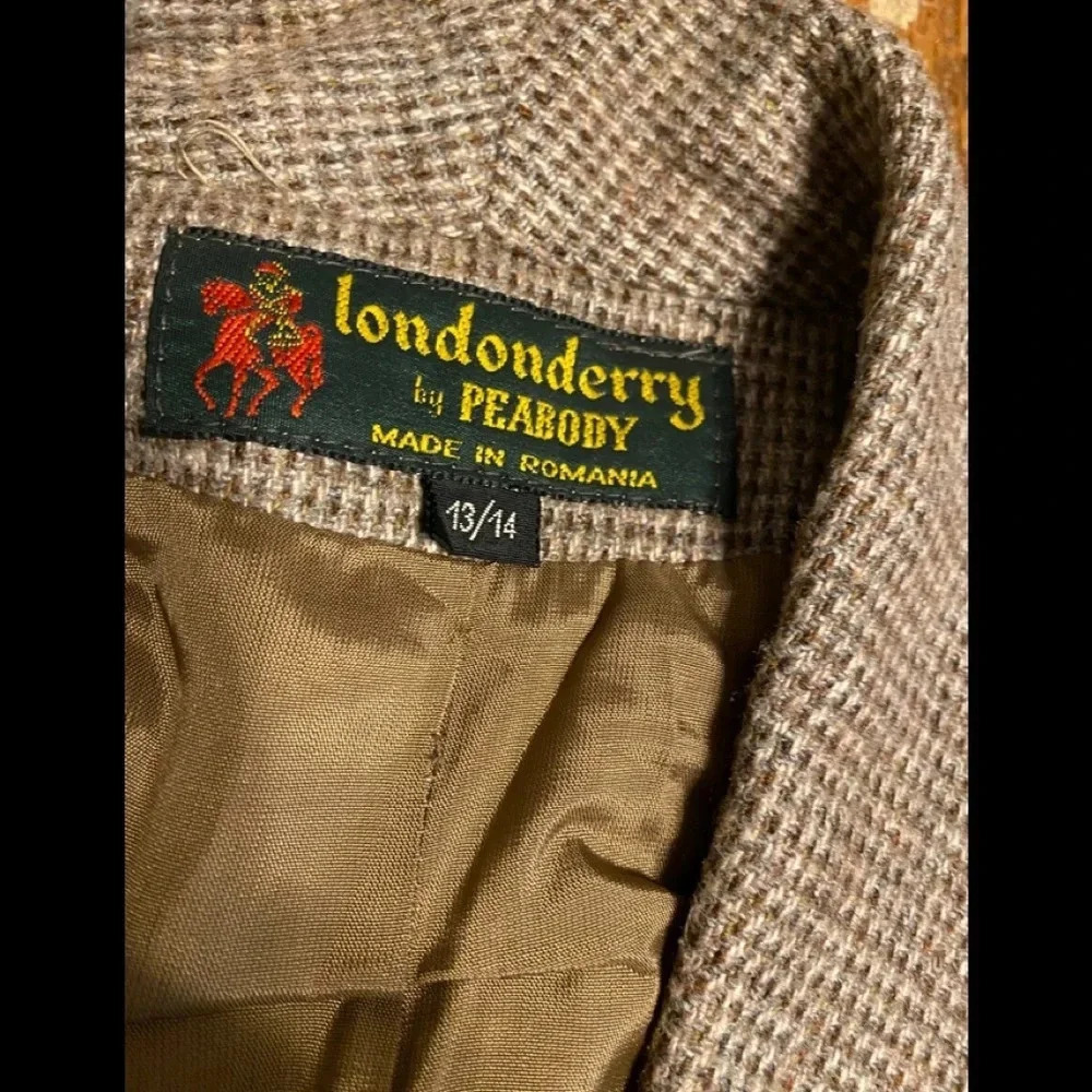 NWT Vintage NOS Londonderry by Peabody Wool Blend Blazer - Picture 9 of 12